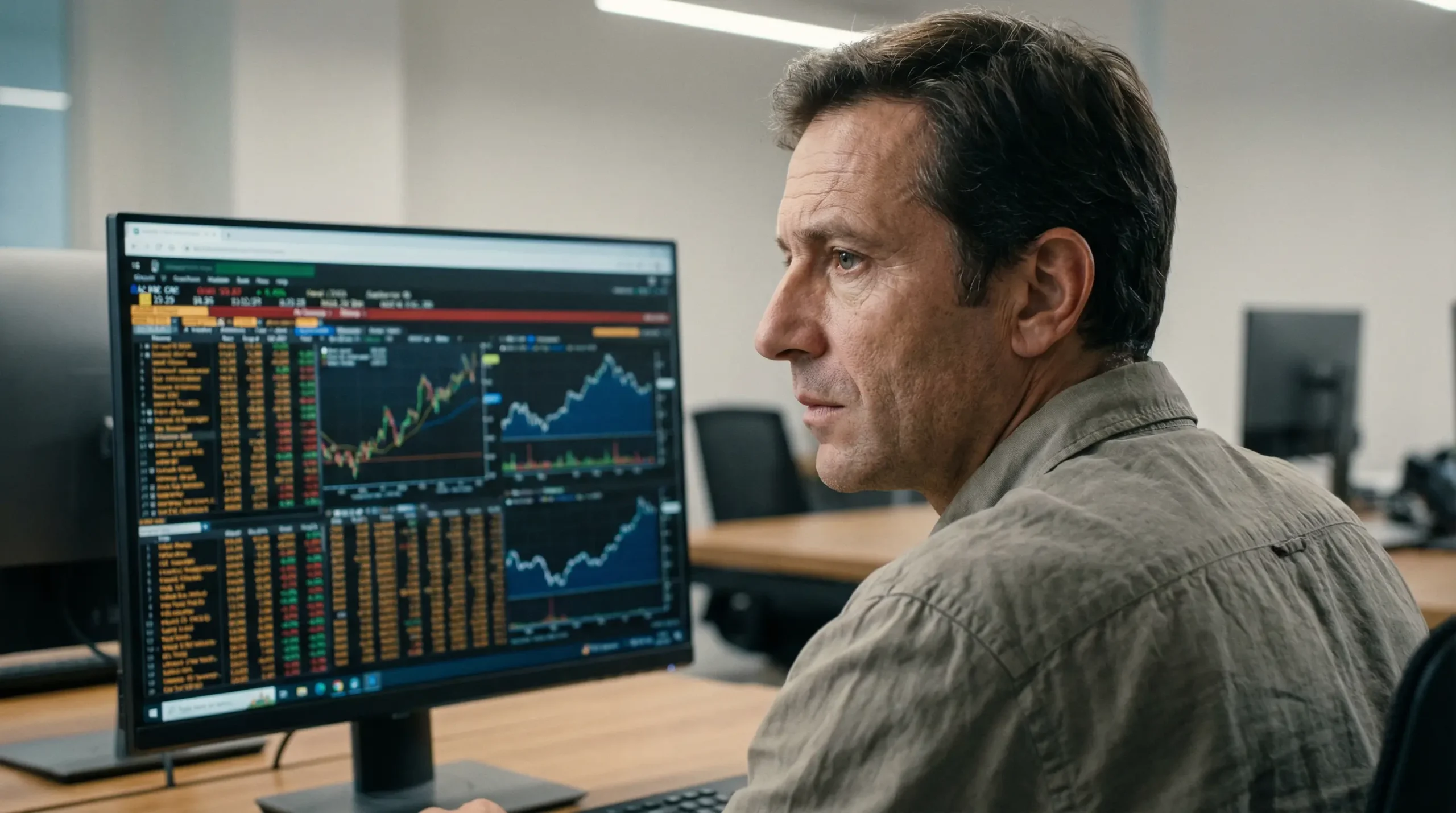 Expert-comptable analysant les calculs d'indemnités de licenciement PSE